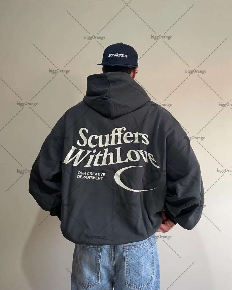 Fashion kawaii clothing letters oversized pullover women's Y2K street hip-hop Haruku loose all-match sweater men's