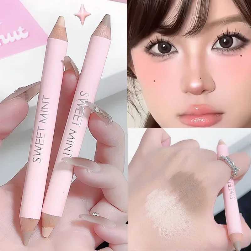Facial contouring pen long-lasting facial gloss corrector nose shadow carving contour pencil 3D highlight coloring stick makeupW250217