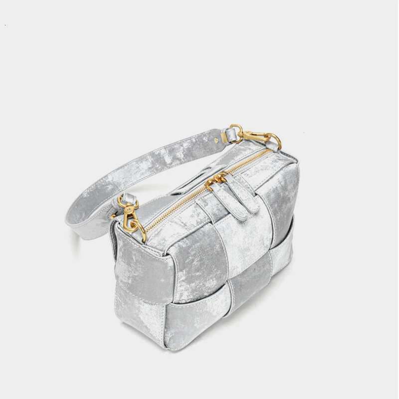 Spring New For Women Fashion Versatile Weaving Design Crossbody Bags High-Quality Genuine Leather Female Handbags