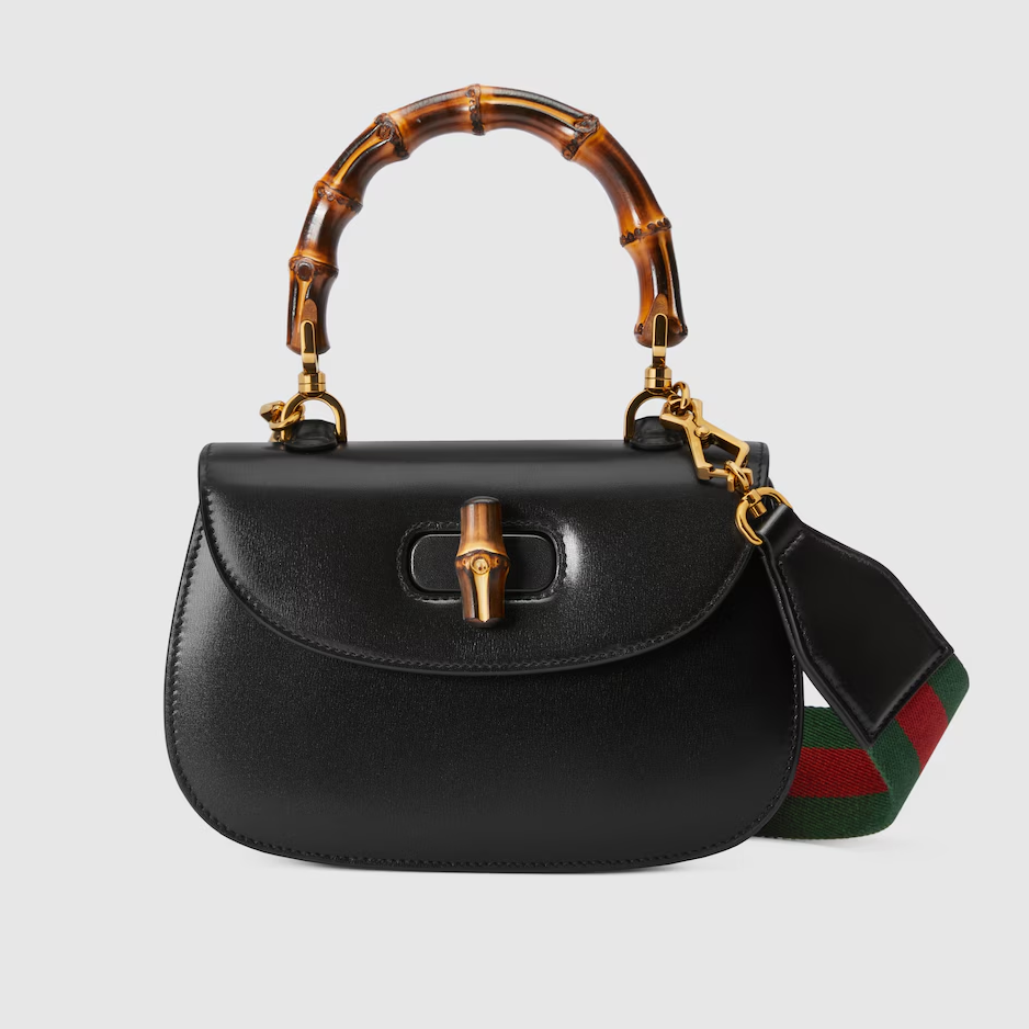 Bamboo 1947 Designer Bag Shoulder Bags Genuine Leather Bag Women Luxury Fashion Half-moon Tote Bag Diamond Black High Quality sdf