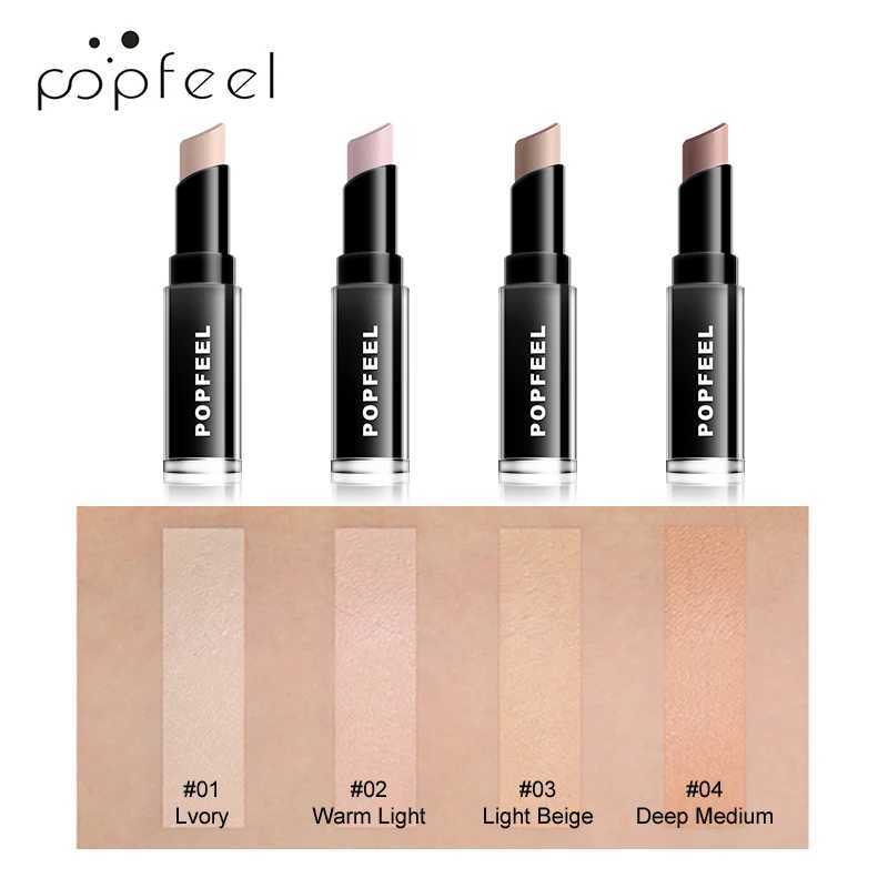 POPFEEL concealer stick completely covered correct discoloration camouflage defects covered with redW250217