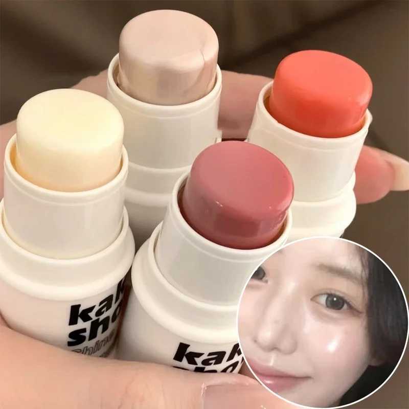 Wet and Shiny! Glass Skin Highlighter Stick Natural Shimmer Clear Highlight Shining l Ber Brightening Korean MakeupW250217