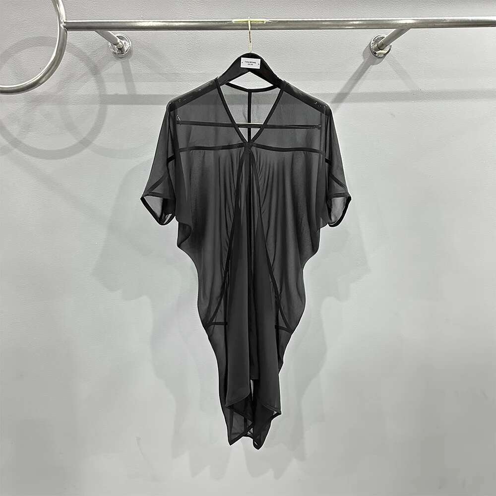 Owen Seak Cotton Gothic High Street Bottoming Shirts Clothing Autumn Black Women Coats Shirt