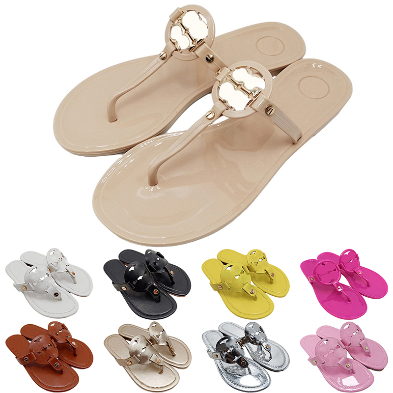 Designer sandals women flat casual slippers white black women beach flip flops slippers women shoes sandals