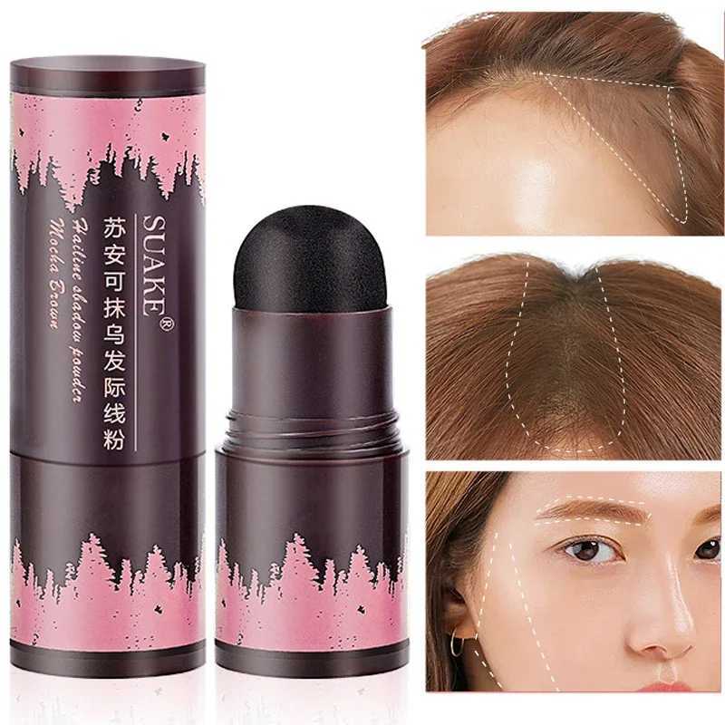 Natural Instantly Cover Hairline Hair Shadow Stick Eyebrow Contour Powder Unisex Hair Root Edge Shadow Filling Powder 2 ColorsXJ250217
