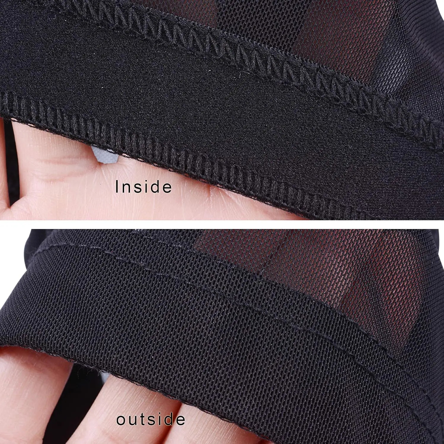 5Pcs S/M/L Elastic Wig Cap Durable Dome Wig Caps Breathable Mesh Wig Cap for Making Wigs Black Weaving Cap Hairnets Hair Clips 250214