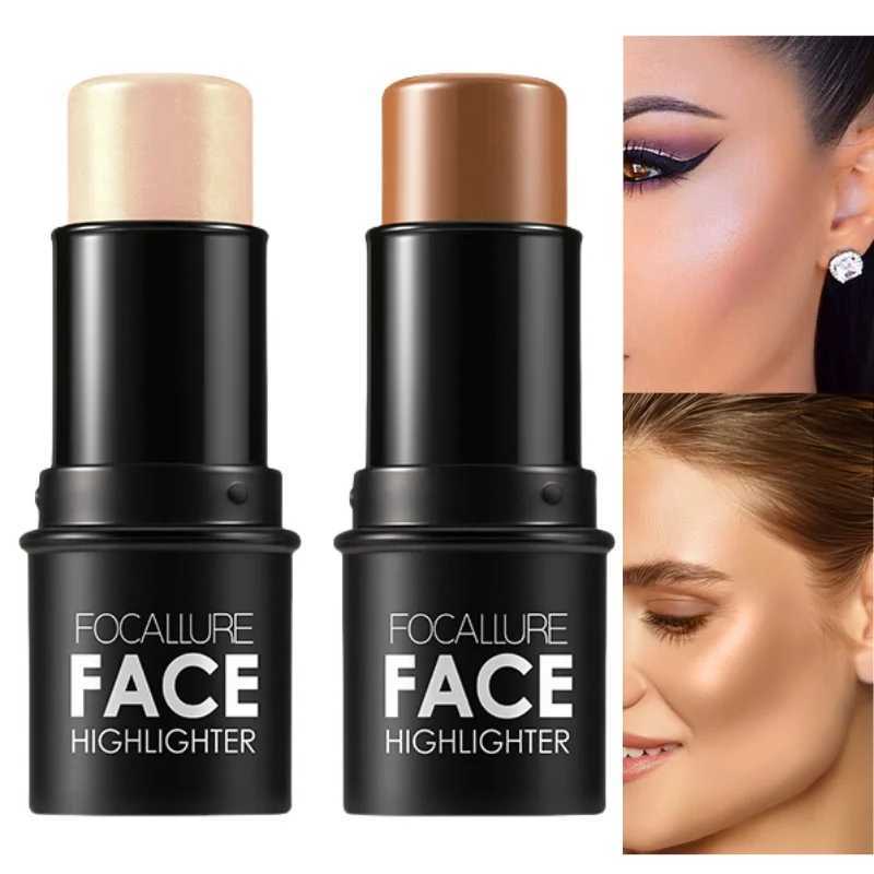 Focallure Face Brown Bronzer Contour Stick Face Makeup Pen Lasting Smooth Contour Shadow Highlighter Concealer CosmeticsXJ250217