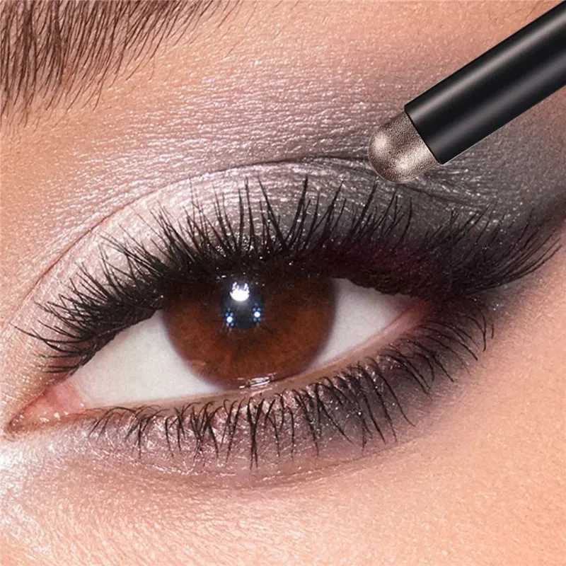 1PC Waterproof Lescent Eyeshadow Pencil Stick 16 Colors Lasting Glitter Shimmer Eye Shadow Highlighter Pen Eyes Makeup ToolsW250217