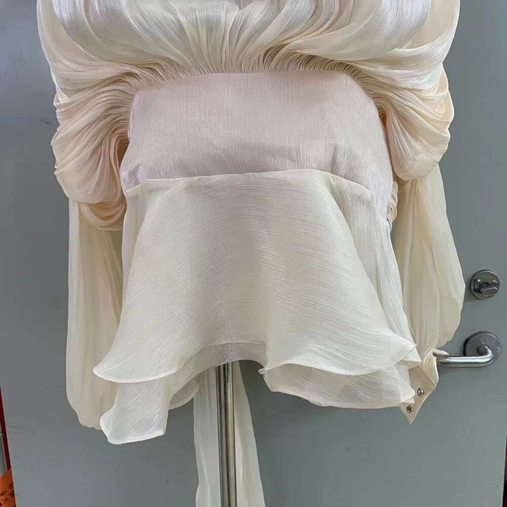 Minimalist Solid Loose Short Dresses For Women Round Neck Long Sleeve High Waist Spliced Lace Up Chic Dress Female Fashion