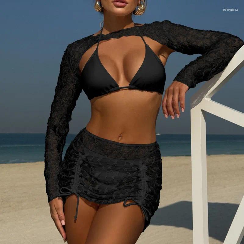 Womens Swimwear Sexy Bikinis Lace Swimsuits Push Up Female Beach Swim Wear Bathing Suits Brazilian Bikini Set Pool Bather