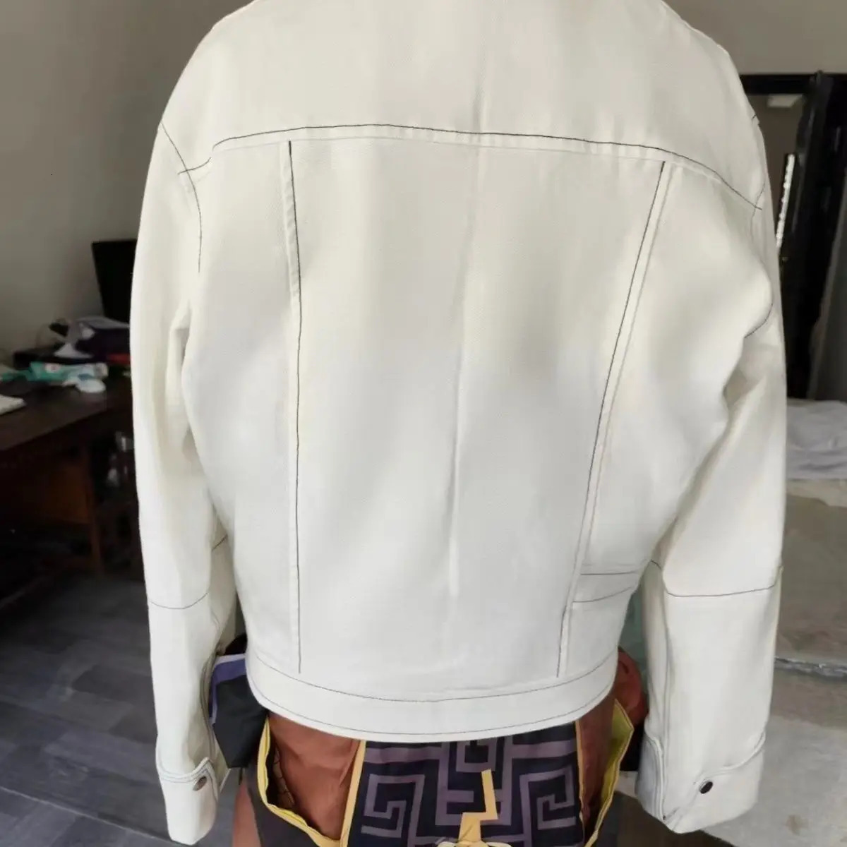 Love and Deepspace Xavier cosplay costume adult unisex denim jacket long sleeved casual top 250212