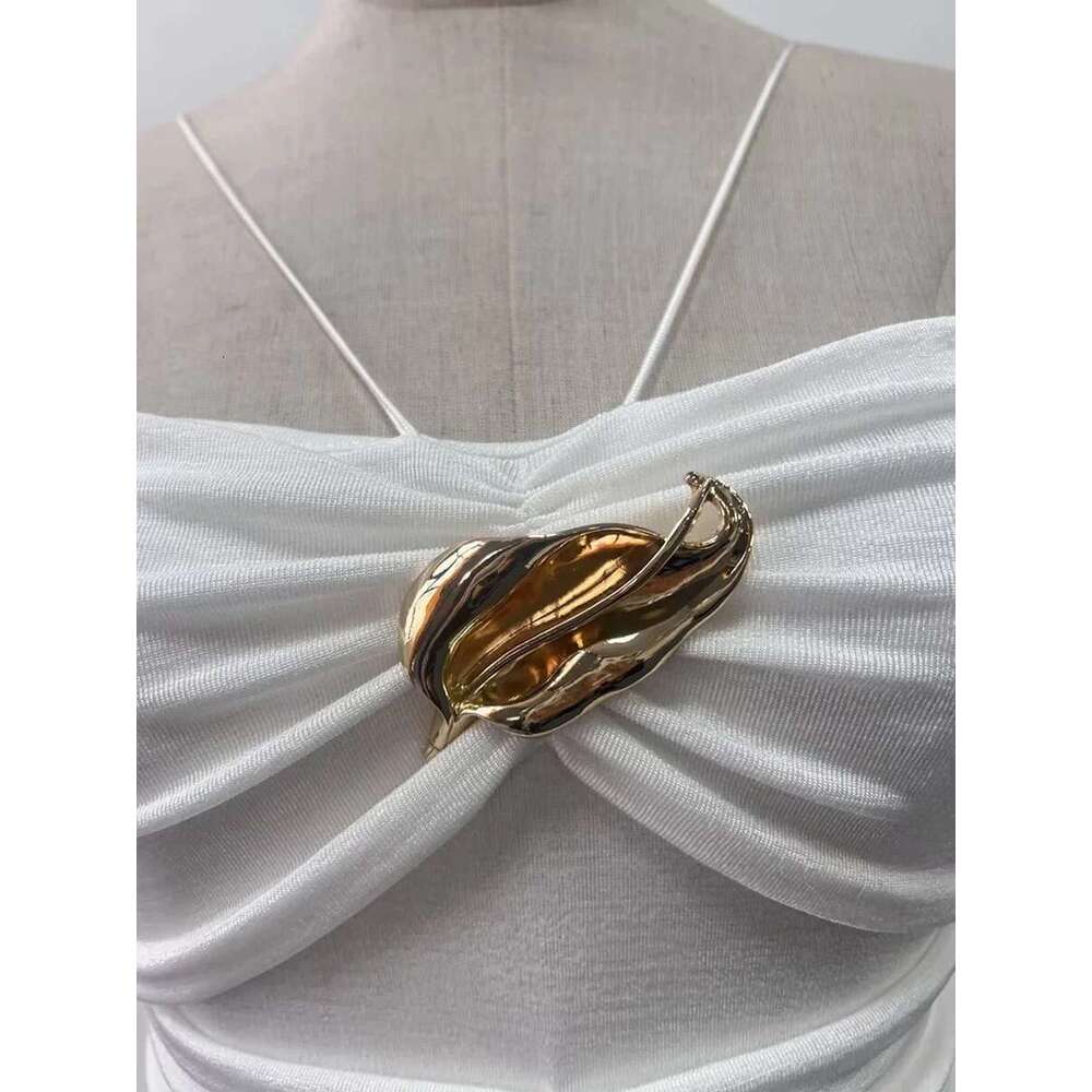 Elegant Patchwork Metal Long Dresses For Women Strapless Off The Shoulder Sleeve High Waist Sexy Slim Dress Female Fashion