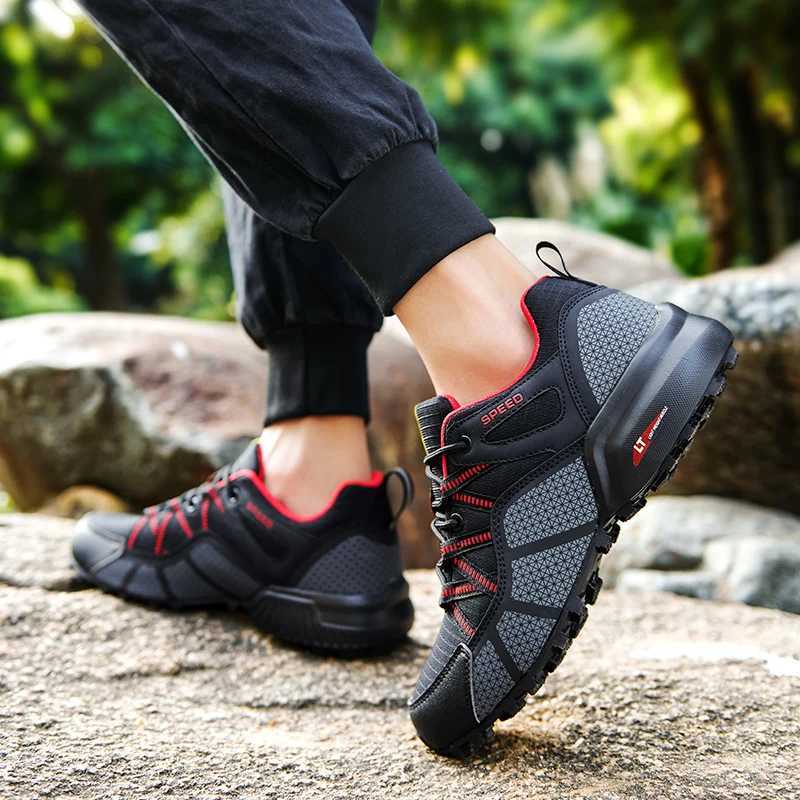 Waterproof Sports New Outdoor Hiking Training Shoes Men Lightweight Non-Slip Woodland Hot Hunting Work Shoesc250217