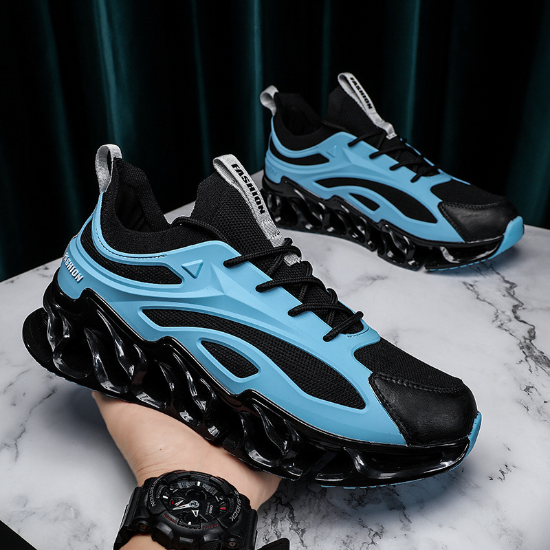 Explosive new blade shoes men's shoes low top 2025 shock absorption increase mesh sports shoes black casual fashion shoes