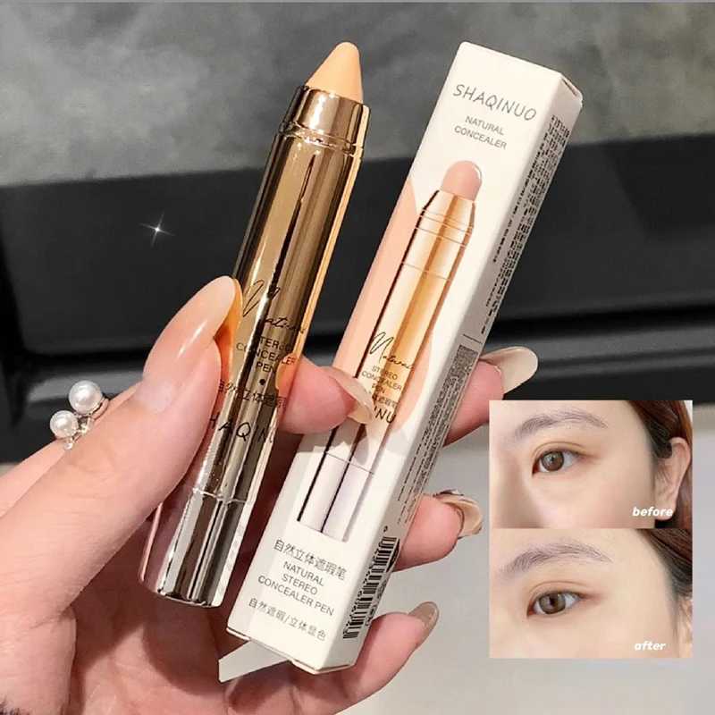 Waterproof concealer natural cover dark circle corrector bright facial contour concealer high gloss cosmeticsW250217