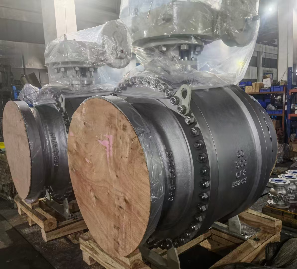 High pressure application industrial grade fixed cast steel and stainless steel ball valve durable structure cast fixed ball valve series