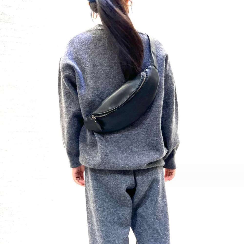 Simple Design Women's Chest Cow Leather Waist Bag Fashion Female Crossbody Bags Outdoor Leisure Fanny Pack For Women