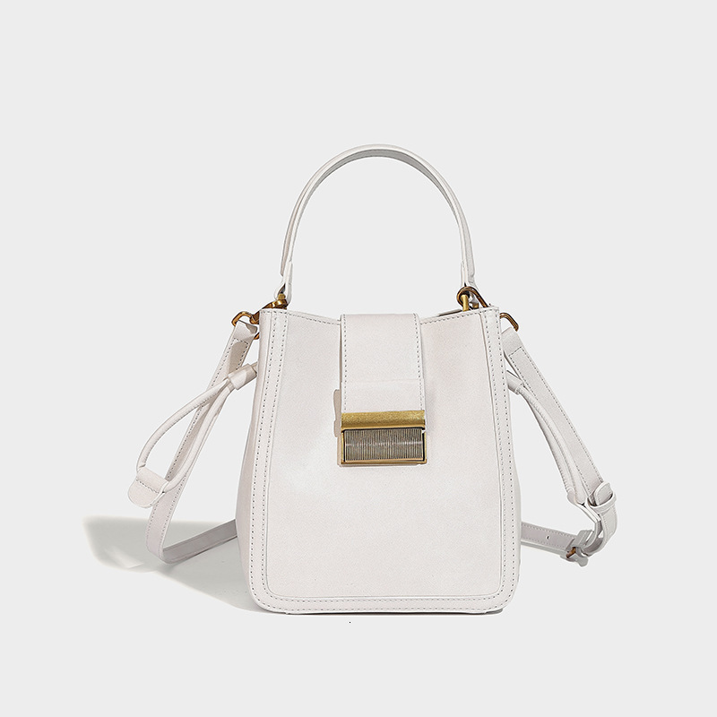 Bag Minimally Designed Bucket Bag For Women, Niche, High-End, Drawstring Handbag, New Fashionable Single Shoulder Crossbody Bag, Trendy