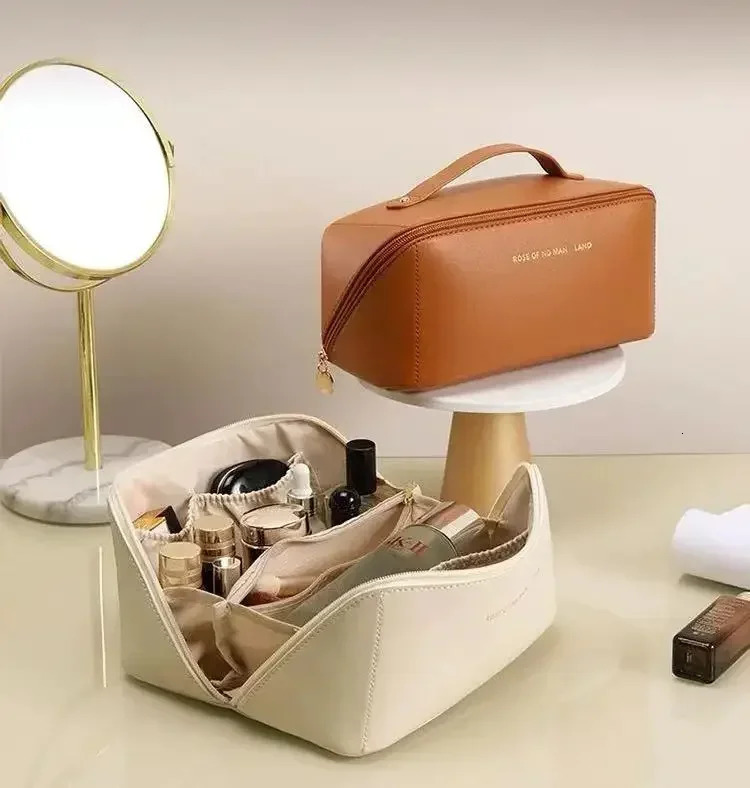 Organ makeup bag Large capacity multipurpose multifunctional portable travel outdoor home PU cosmetics storage 250213