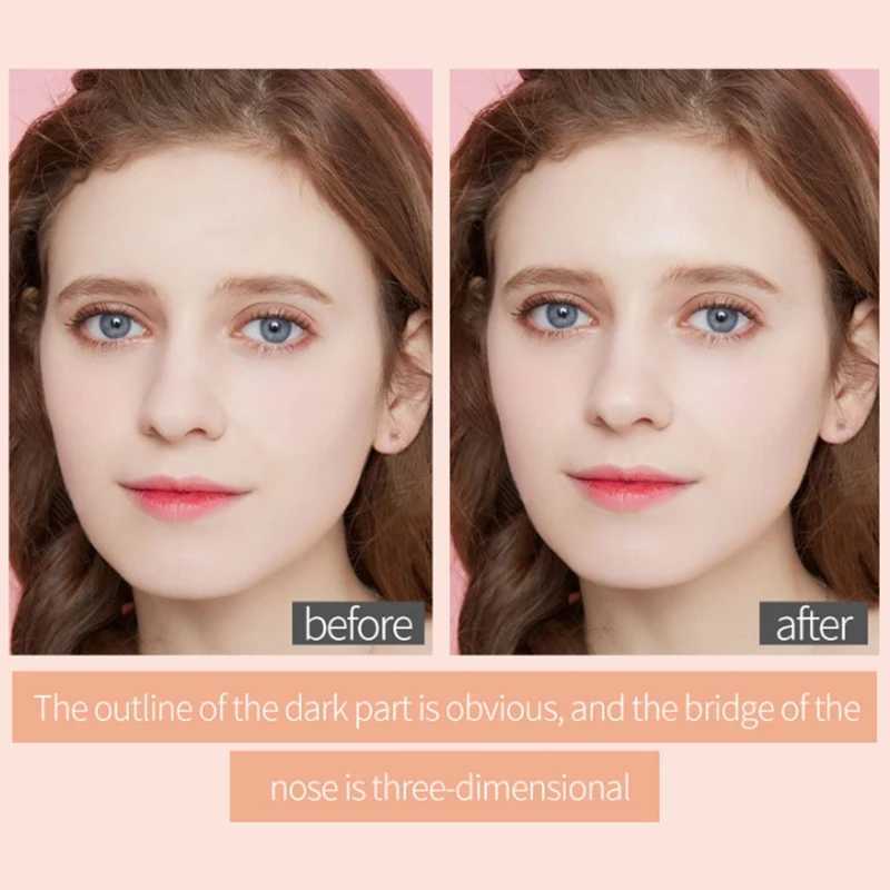 Double Head Contour Stick Highlight Shadow Lying Silkworm Concealer Brighten Reing Non Greasy Long-lasting Facial MakeupW250217