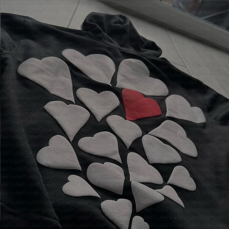 Y2K Letter Printed Hooded Sweatshirts High Street Long Sleeve Zip Up Hoodies Autumn Winter Retro Hip Hop Casual Jacket Coats 250116