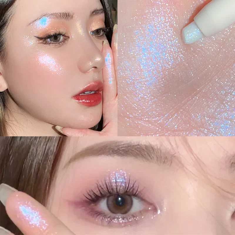 Glitter Silkworm Eyeshadow Liner Pencil Brightening Highlighter Blue Gold Silver Eyeshadow Pen Lasting Shiny Eye Makeup CosmeticXJ250217