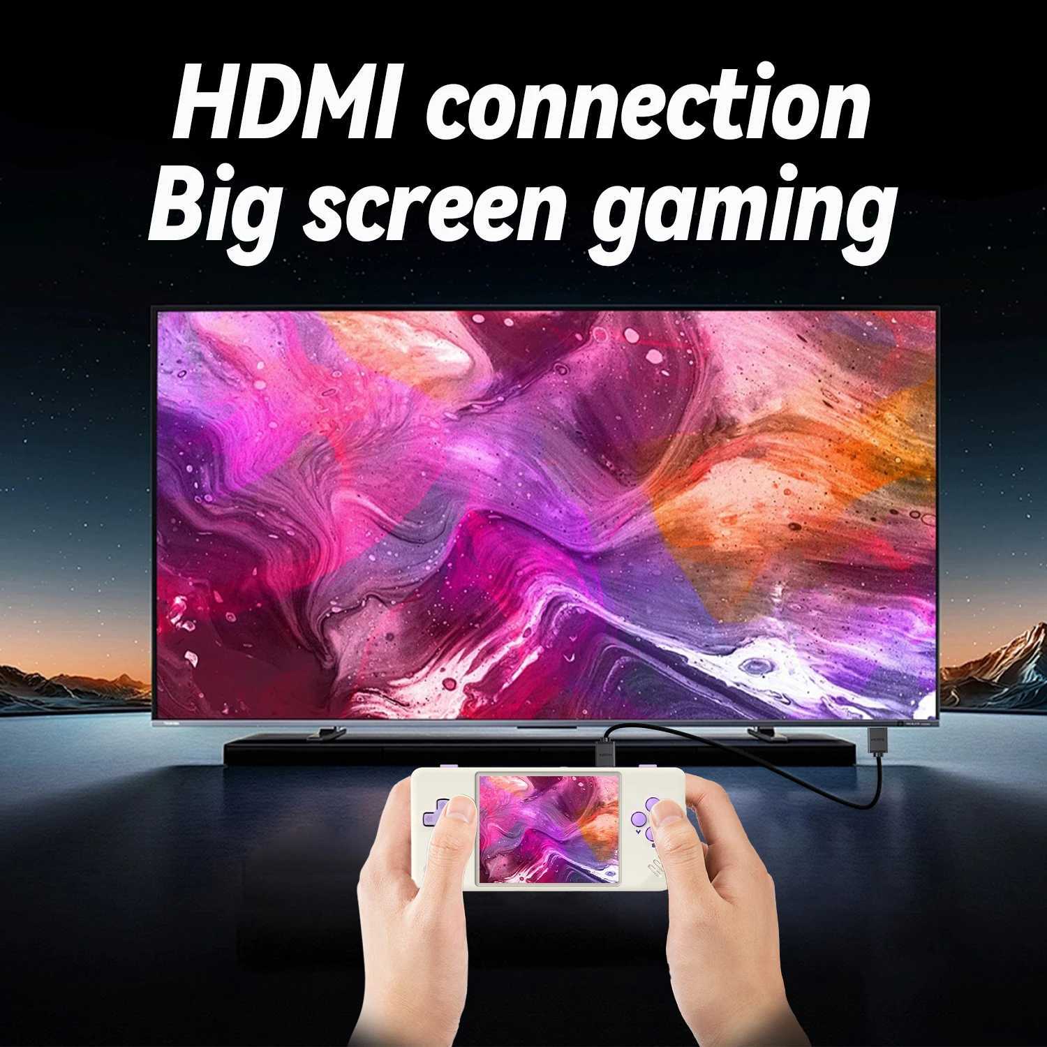 ANBERNIC RG28XX Handheld Game Console 2.83 Sn IPS Sn 64G Linux 5000+ Games Pre-installed H700 Quad-core Cortex-A53 Z250321