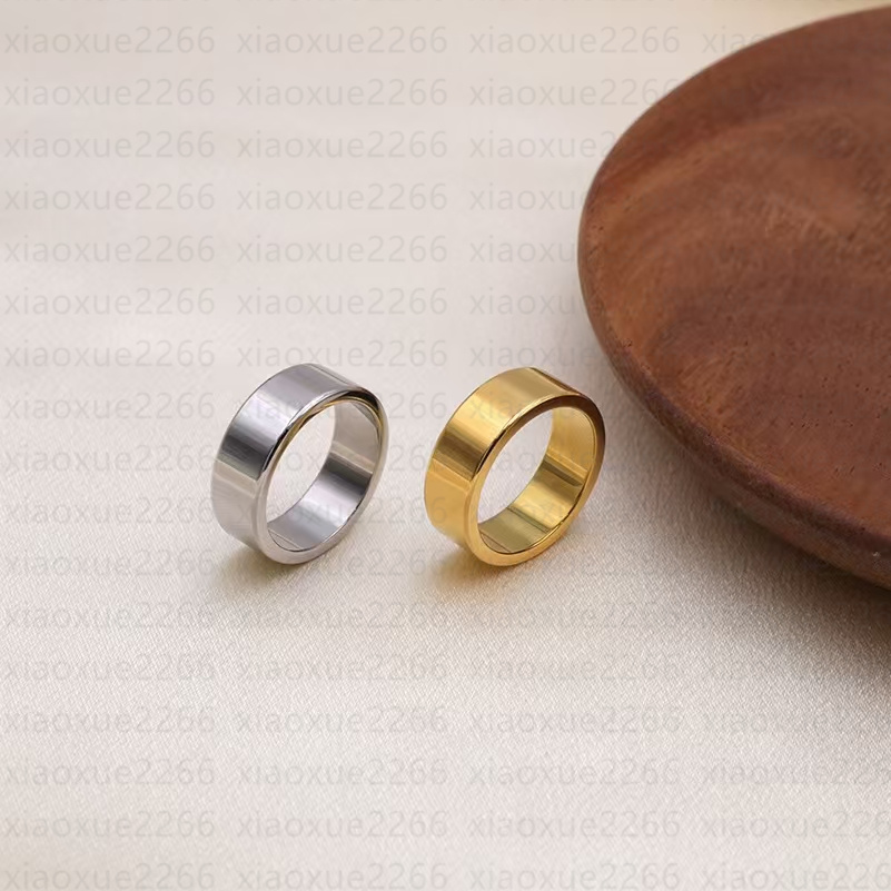 high quality V Gold ring Designer Rings Couple rings for women designer jewelry Titanium Steel with diamond ring unisex for Anniversary Jewelry gift w