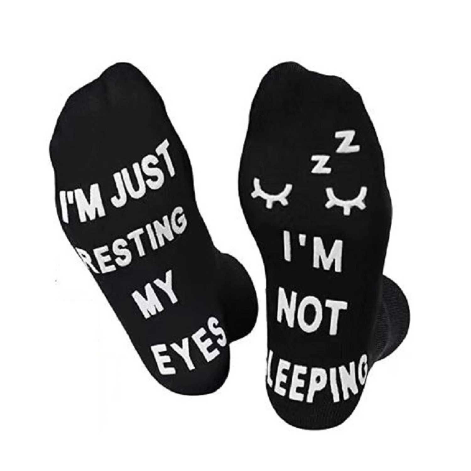 Men Funny Socks Harajuku Humor Word Printed Creative Hip Hop Street Skateboard Unisex Crew Cotton Silicon Anti Slip Happy Socks W250217