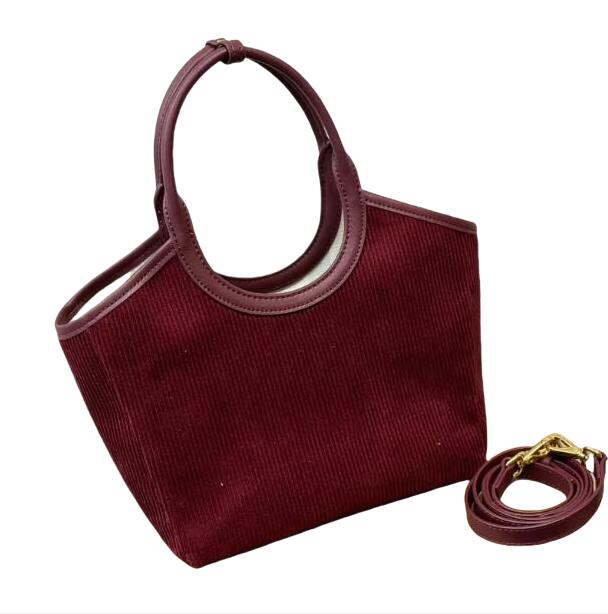 Designer crossbody lady evening hobo clutch sac soft genuine leather solid color corduroy classical tote designer hand bag xb189