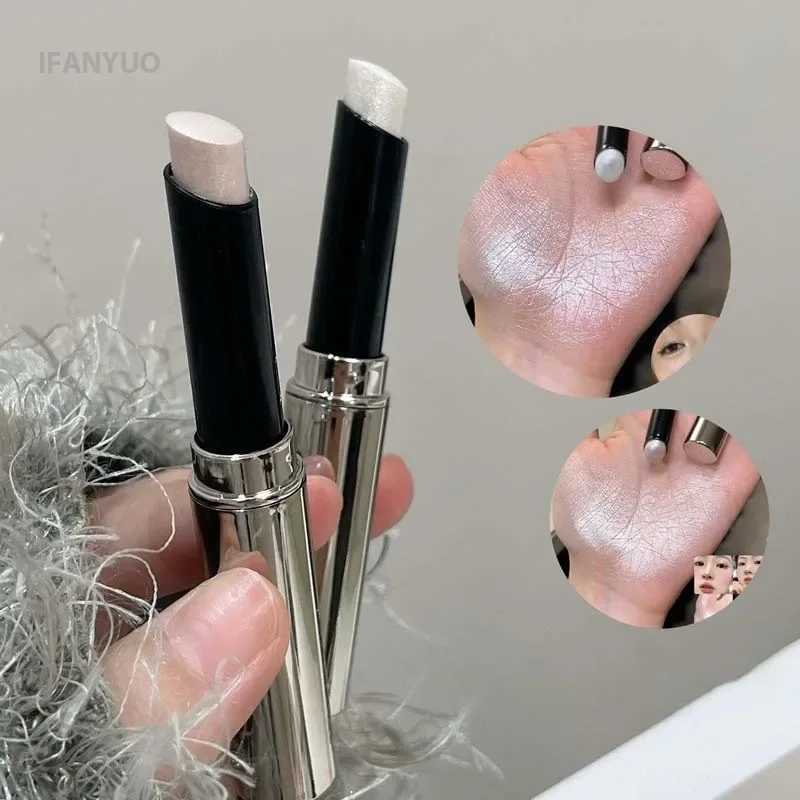 Pink glass eye shadow stick fluorescent pen waterproof flash fluorescent pen fluorescent eye shadow makeupW250217