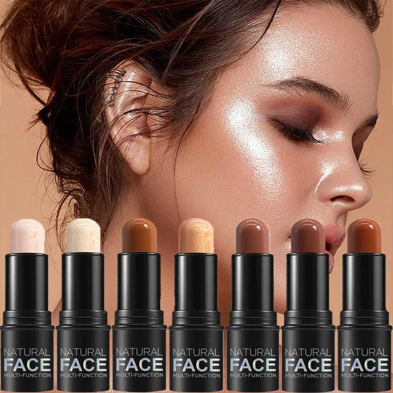Face Brightening Concealer Corrector Nose Shadow Contouring Cosmetics Long-lasting Natural Contouring Highlighting Bronzer StickW250217