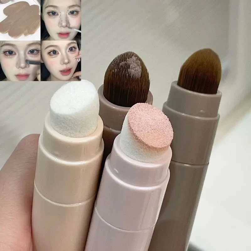 Liquid Highlighter Contour Stick Concealer Lasting Dark Circles Corrector Face Matte Brown Bronzer Nose Shadow Cosmetics MakeupW250217