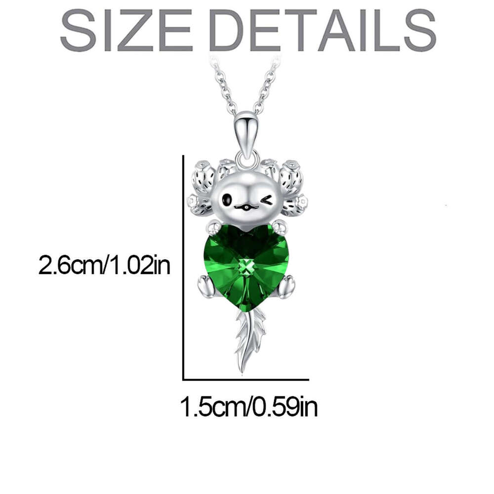 Hot selg cartoon Feitian big ears embrace love salamander women's necklace pendant trendy gift