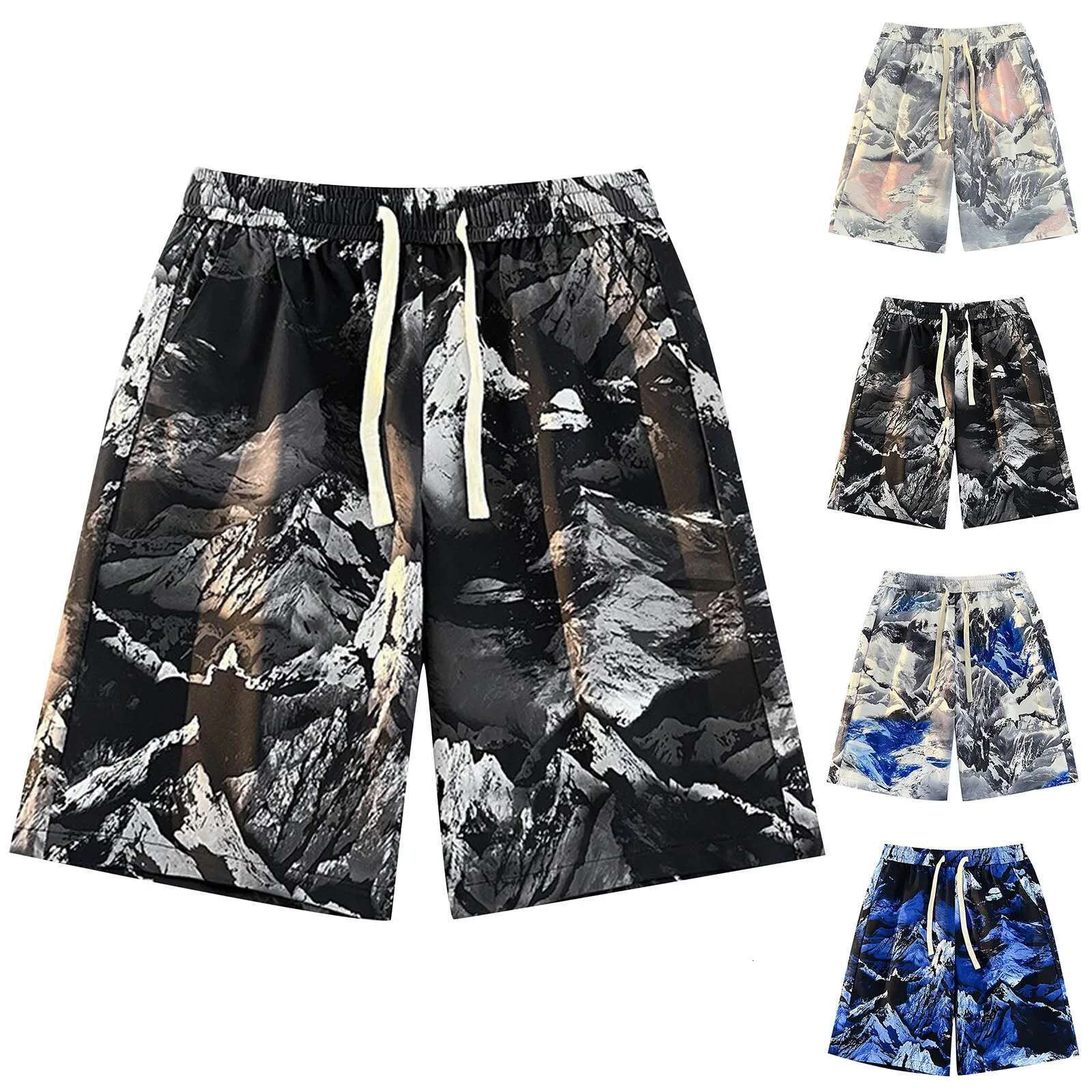 Large Size Men's Designer Shorts Hot And Spicy Lightweight Thin Shorts Men's Casual American Street Trend Shorts With Pockets Long Pants Cor
