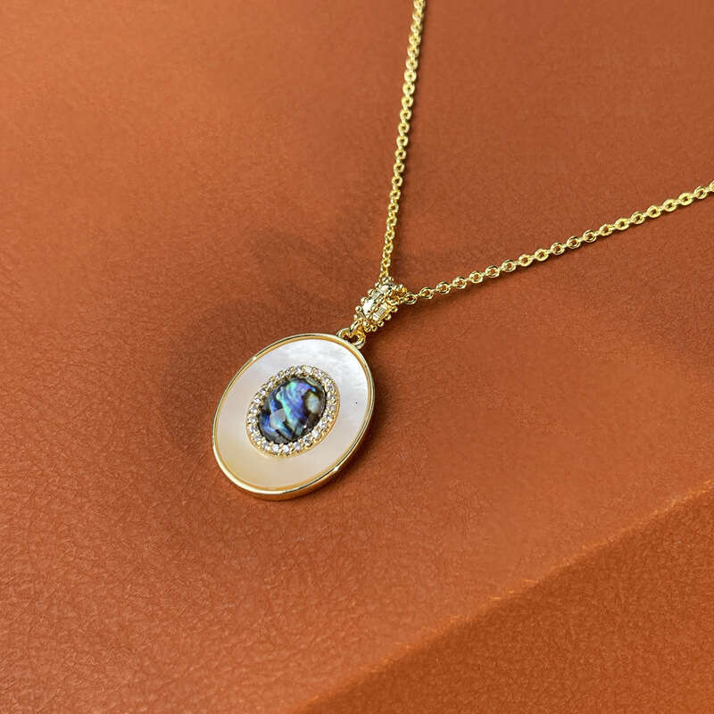 True Shell Ins Internet Celebrity Non fading Anti Allergy Pendant Accessories Clavicle Chain Versatile Korean Edition Light