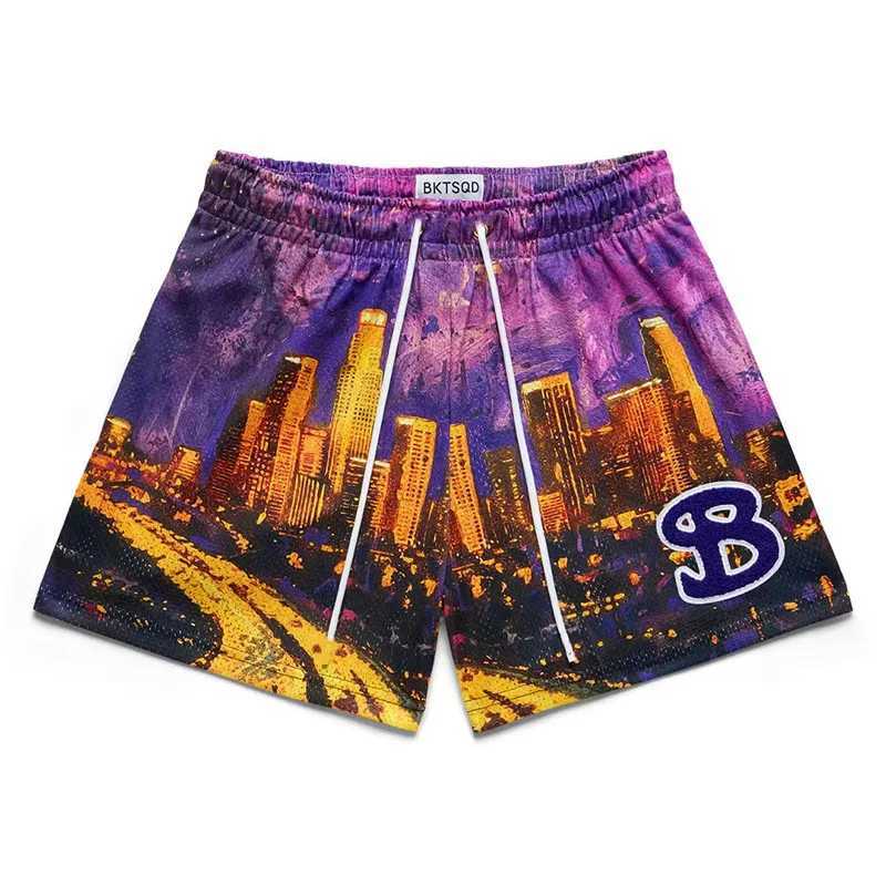 2025 Summer BUCKETSQUAD Basketball Shorts Mens Quick Drying Loose Sports Shorts Beach Casual Trendy Running Brand Shorts MenT250310