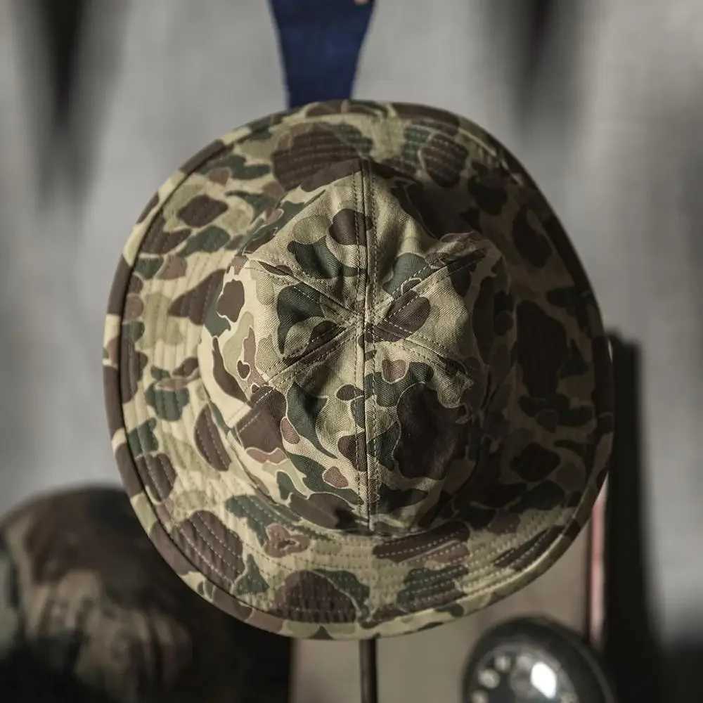 Bronson 1930s CCC Daisy Mae Denim Hat Vintage Style Workwear Dome Bucket Cap W250217