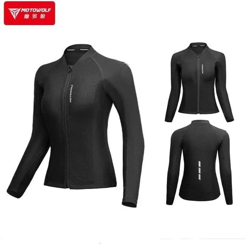Motowolf-Women's Elastic Motorcycle Jacket, Motorcycle Bulletproof Vest, Street Riding Jacket, Women's Cyclist Clothing, CE, Ignore, Summer