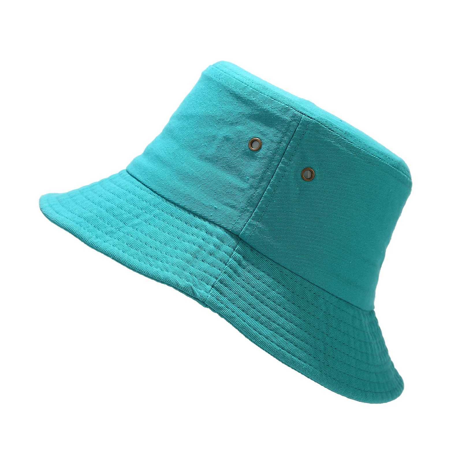 Fluorescent green bucket hat seasonal candy color personalized street dance fashion womens and mens fisherman hats W250217