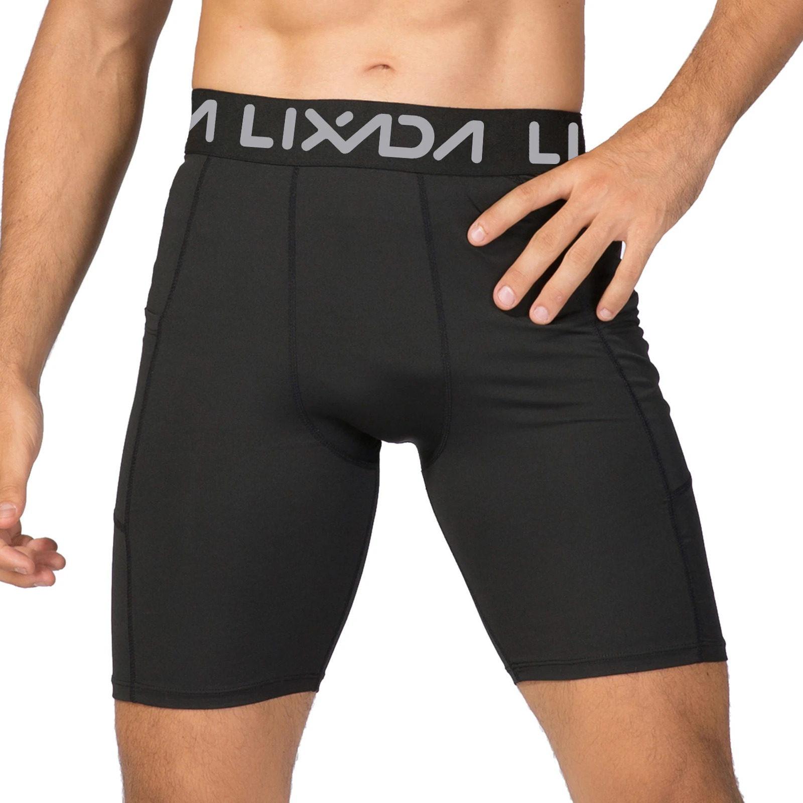 Lixada 3 Pack Men Sports Shorts Active Workout Underwear with Pocket 250214