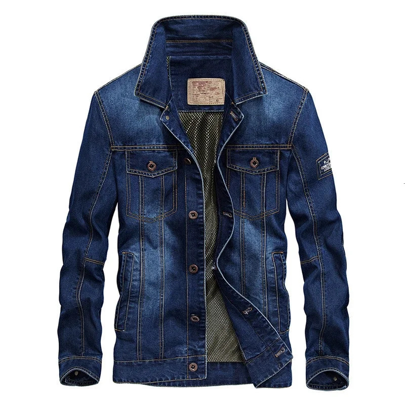 Oversize HipPop Streetwear Single Breasted Male Outwear Jeans Vintage Demin jackets Autumn Men Denim Jackets Classic Turn Coats 250212