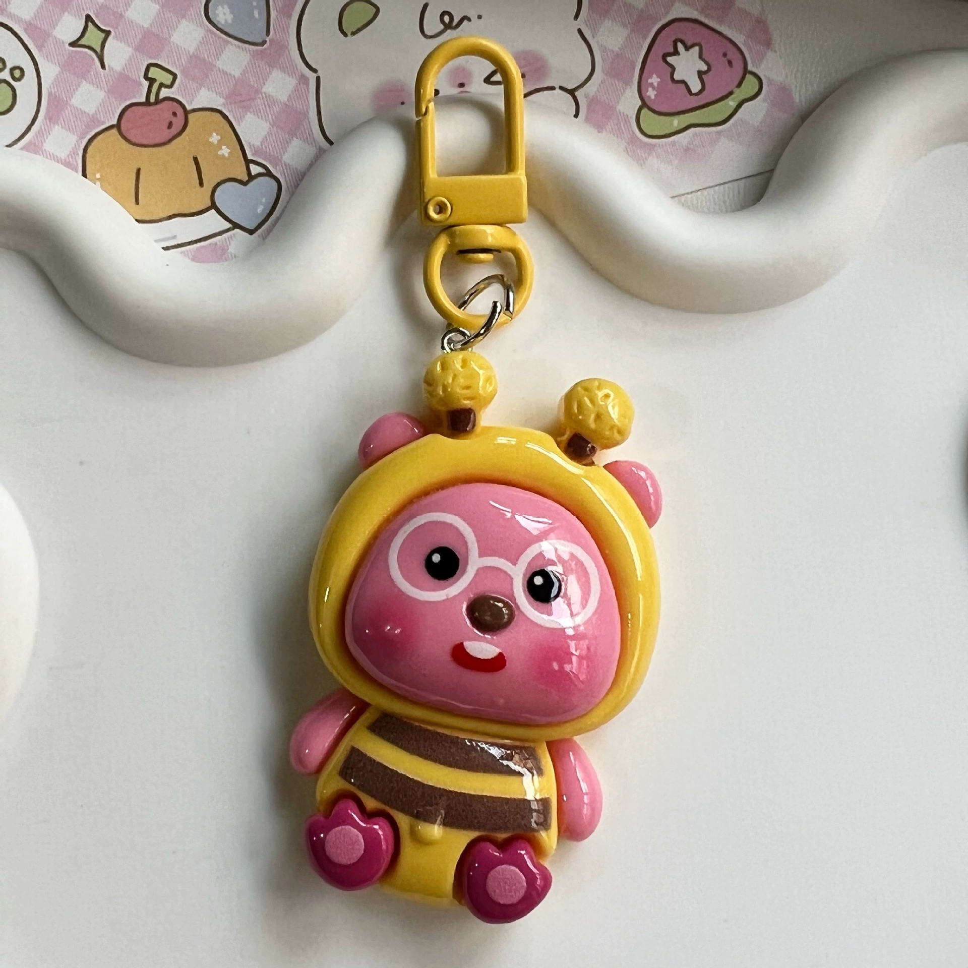 Large size sea carp three-dimensional cross dressing keychain sweet girl best friend couple gift backpack pendant accessory hanging decoration