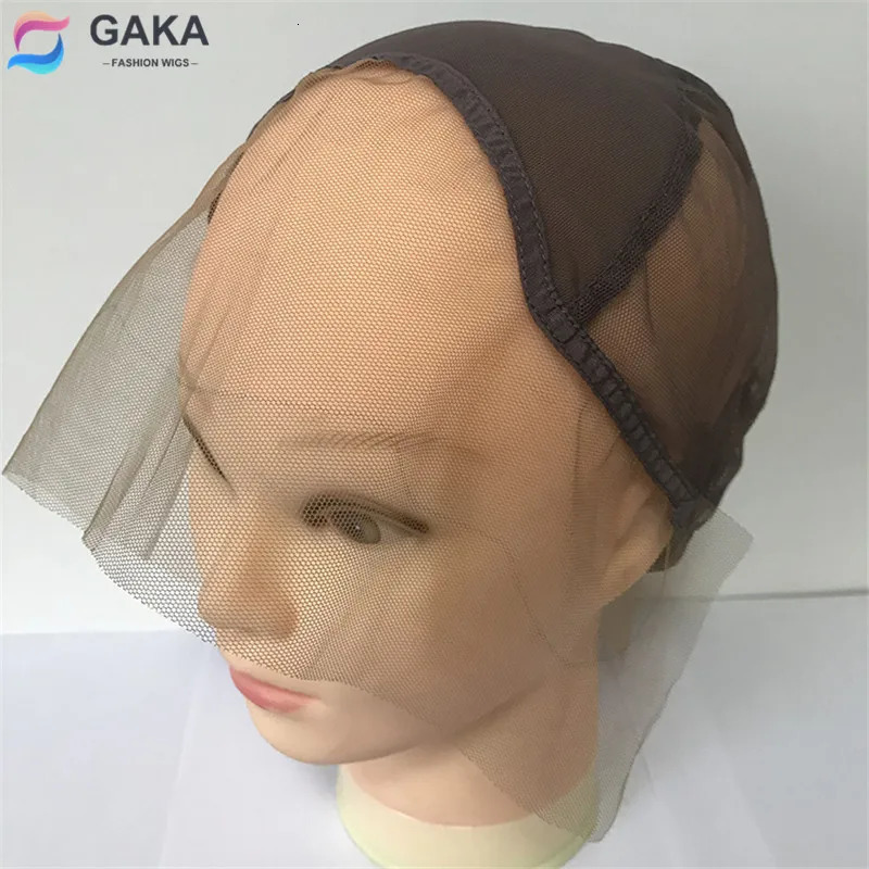 GAKA Full Lace Hairnets for Making Wigs Wig Cap Base for Weaving Wig Full Hand Made Knotting Wig foundation 250214