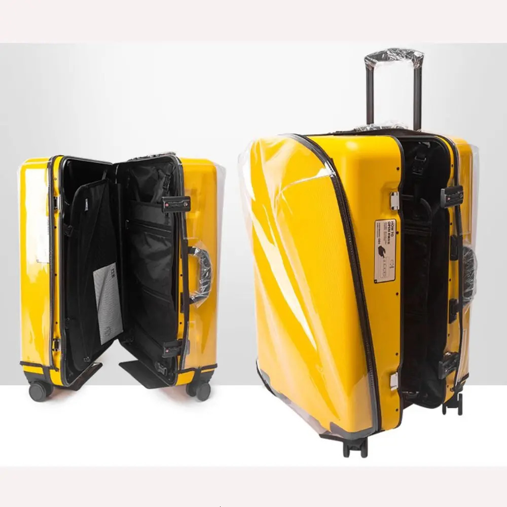 PVC Transparent Suitcase Cover No Disassembly Required Wear-resistant Dustproof Luggage Cover Waterproof Travel Accessories 250214