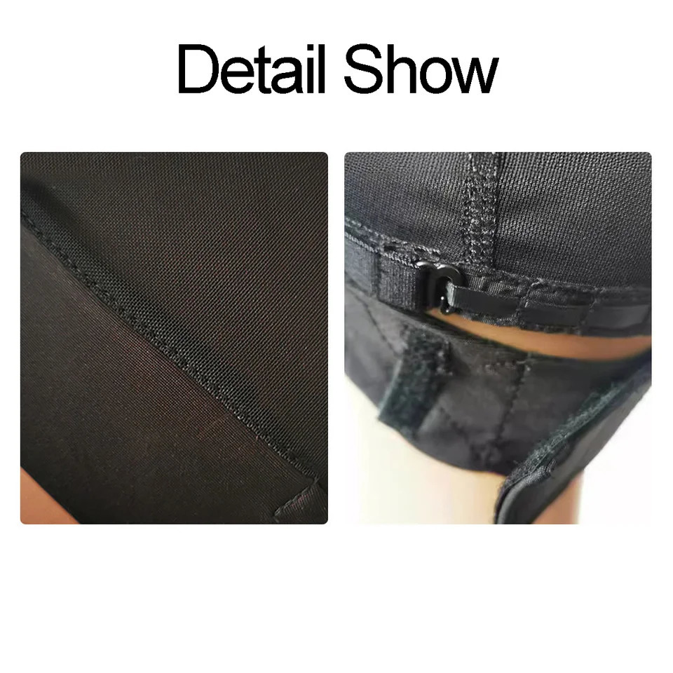 2 Pcs Headband Wig Caps Adjustable Mesh Wig Grip Cap Ice Silk Material for Making Headband Wigs with Adjustable Hook 6pcs Clips 250214