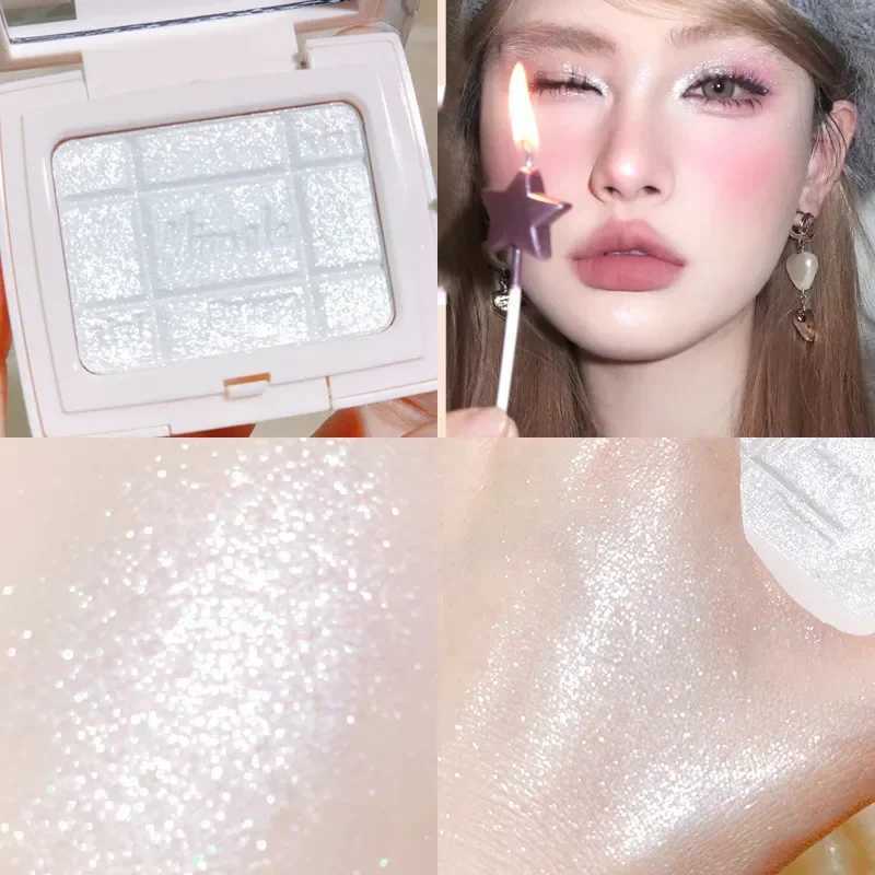 Hot 3D Embossed Glitter Palette Eyeshadow Cheek Contour High Gloss Palette Body Highlight Palette Illuminator CosmeticsXJ250217
