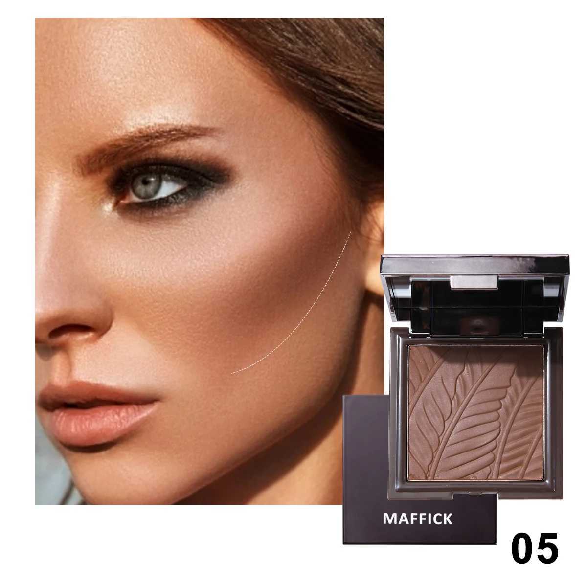 Matte Chocolate Brown Shade Concealer Contouring Powder Press three-dimensionalXJ250217