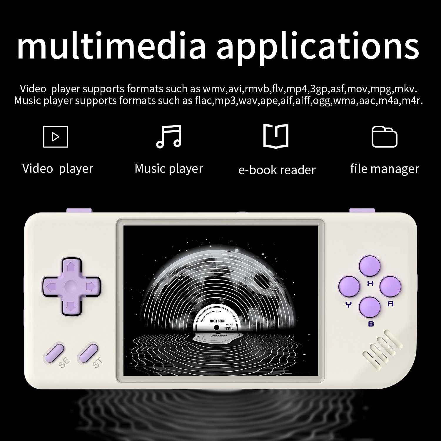 ANBERNIC RG28XX Handheld Game Console 2.83 Sn IPS Sn 64G Linux 5000+ Games Pre-installed H700 Quad-core Cortex-A53 Z250321