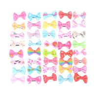 10pcs Colorful Barrettes Pet Dog Ribbon Hair Clip Bows Girls Dog Hairpins Hair Accessories Hairgrip Headwear Factory price expert design ZZ